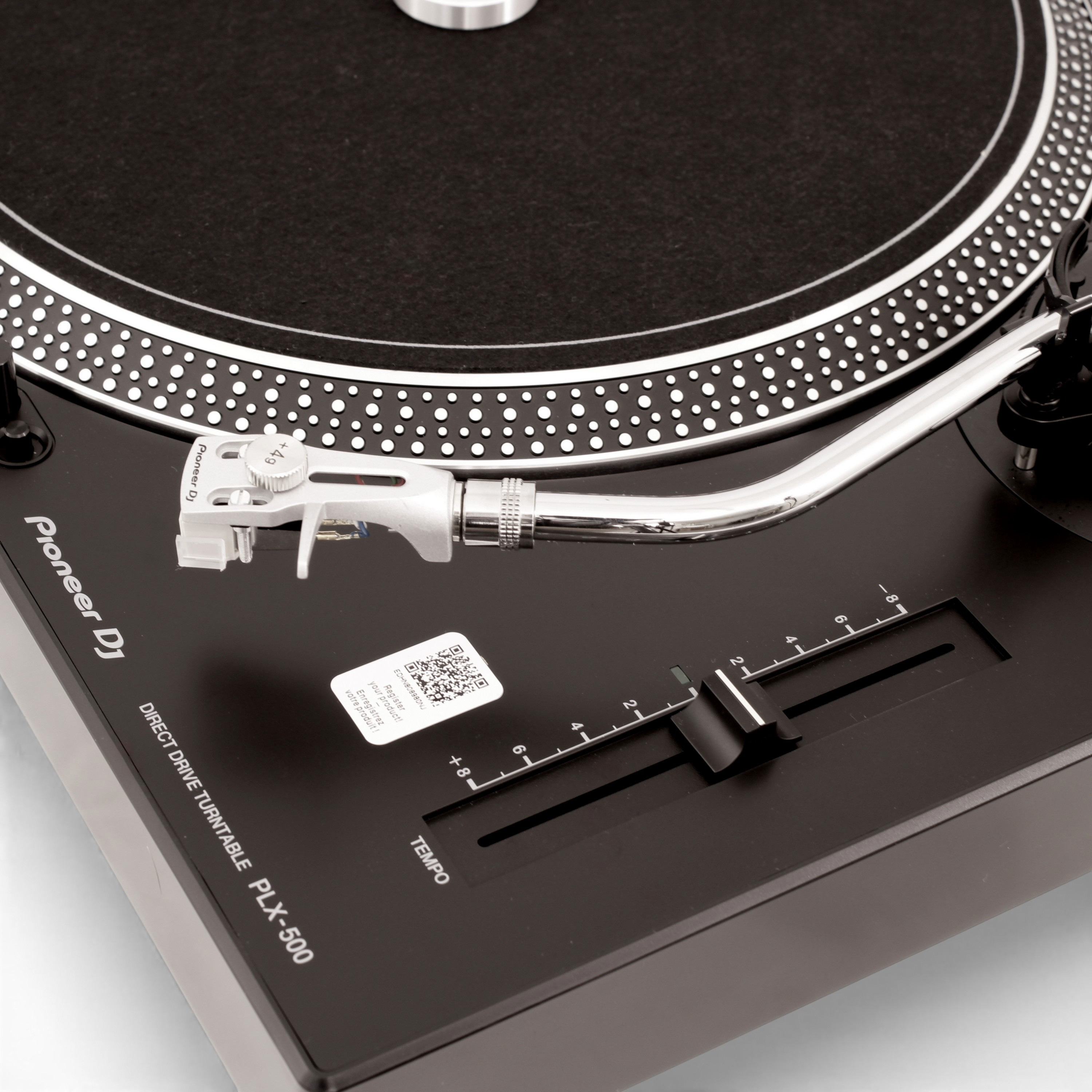 Tornamesa Pioneer DJ PLX-500-K - color negro - Audiomusica