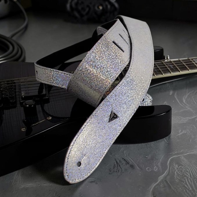 Correa de guitarra Perri's Leathers Holographic Pearl P20DX-7639