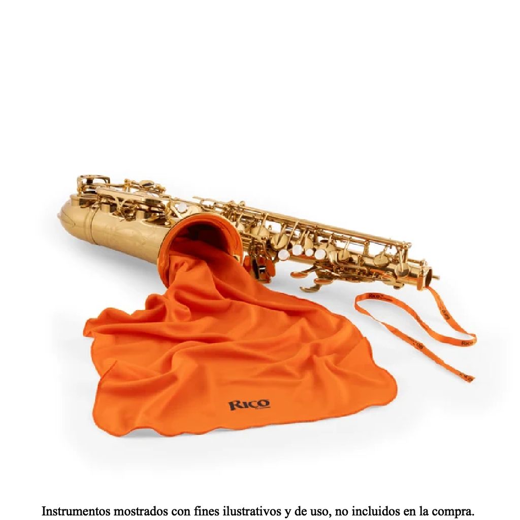Uso del paño Rico RSWAB-LG en saxofón