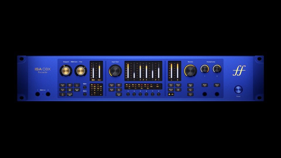 Panel Frontal Focusrite ISA C8X