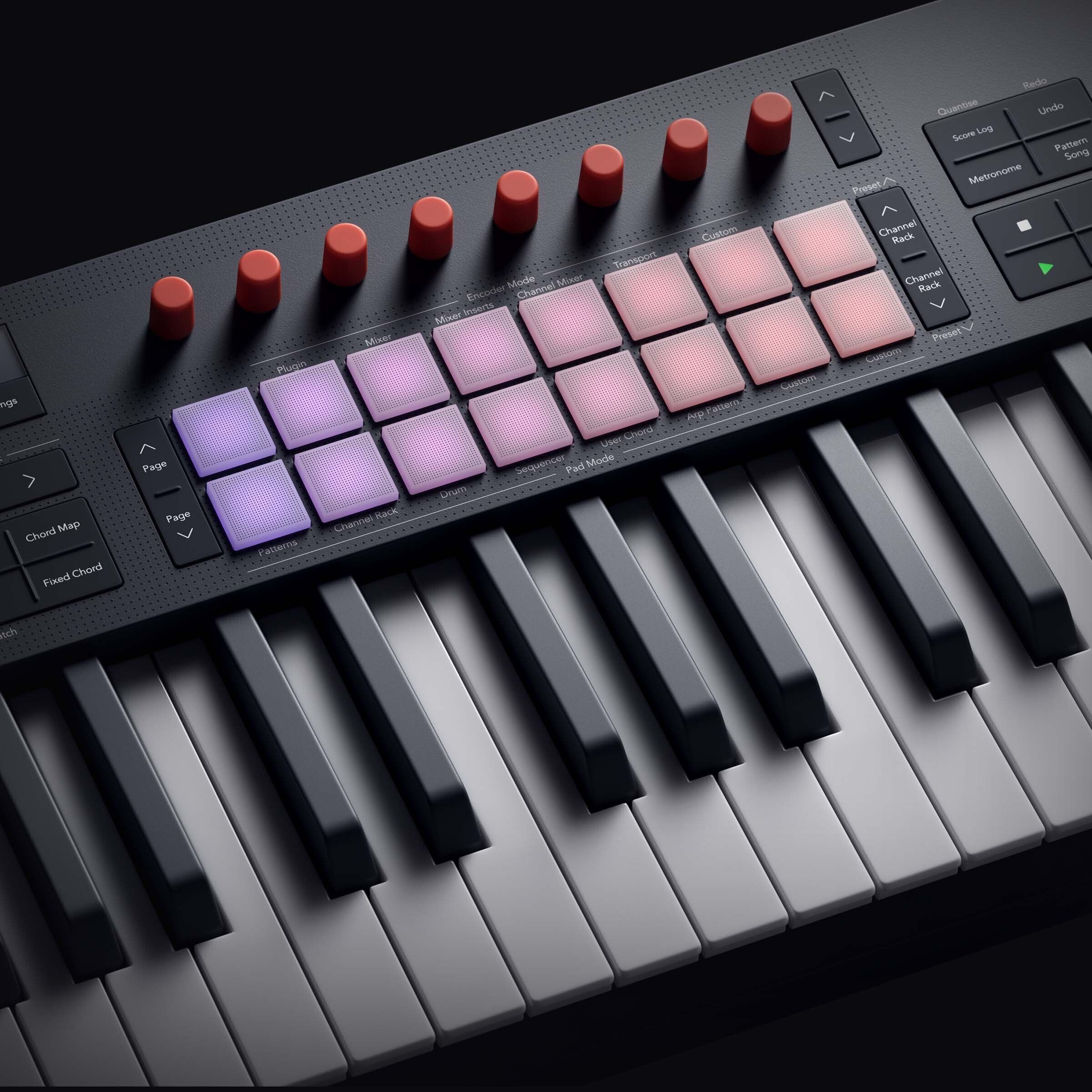 Vista Perfil Novation FLkey 37