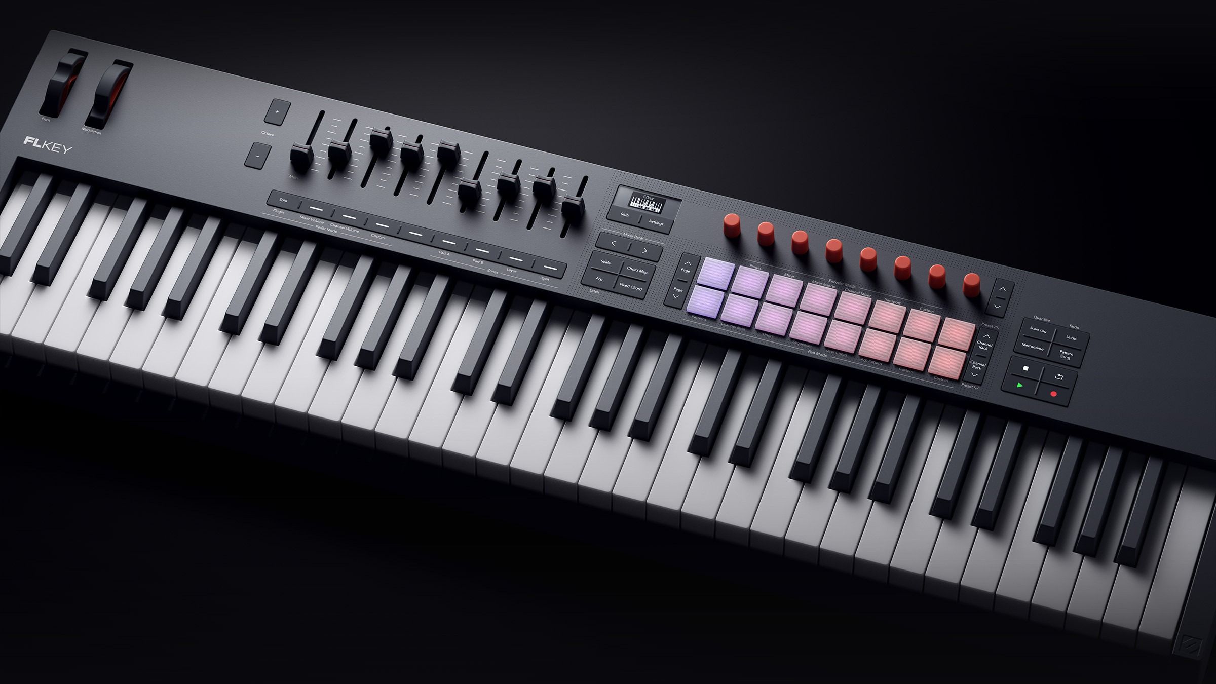 Faders y Controles Novation FLkey 61