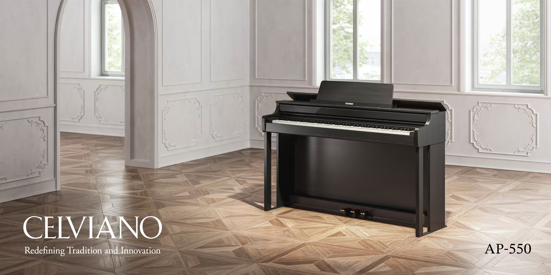 Piano Digital Casio Celviano AP-550BN Café Mueble