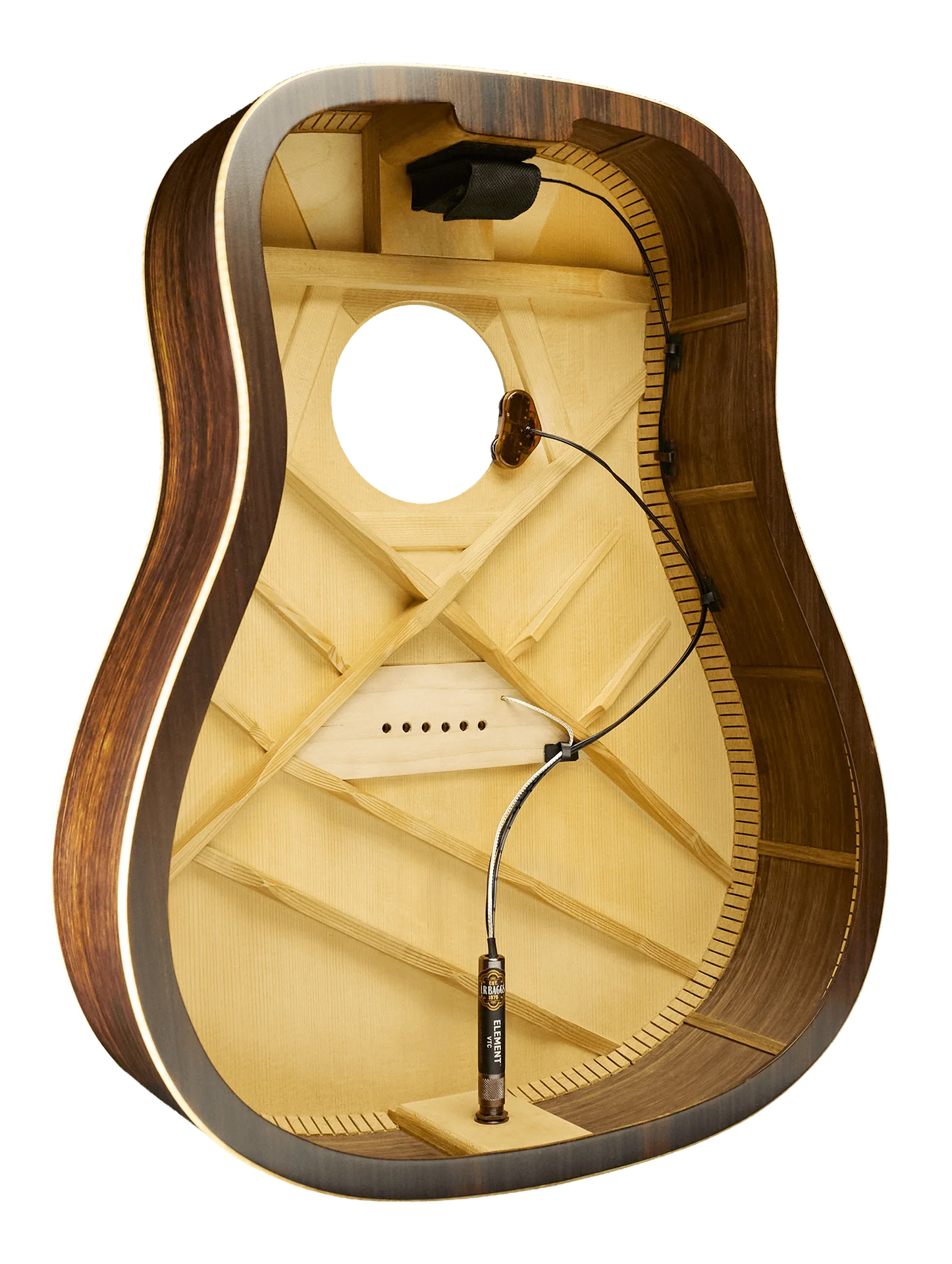 Preamplificador L.R. Baggs VTC y Boca Guitarra Gibson J-45 12 Cuerdas