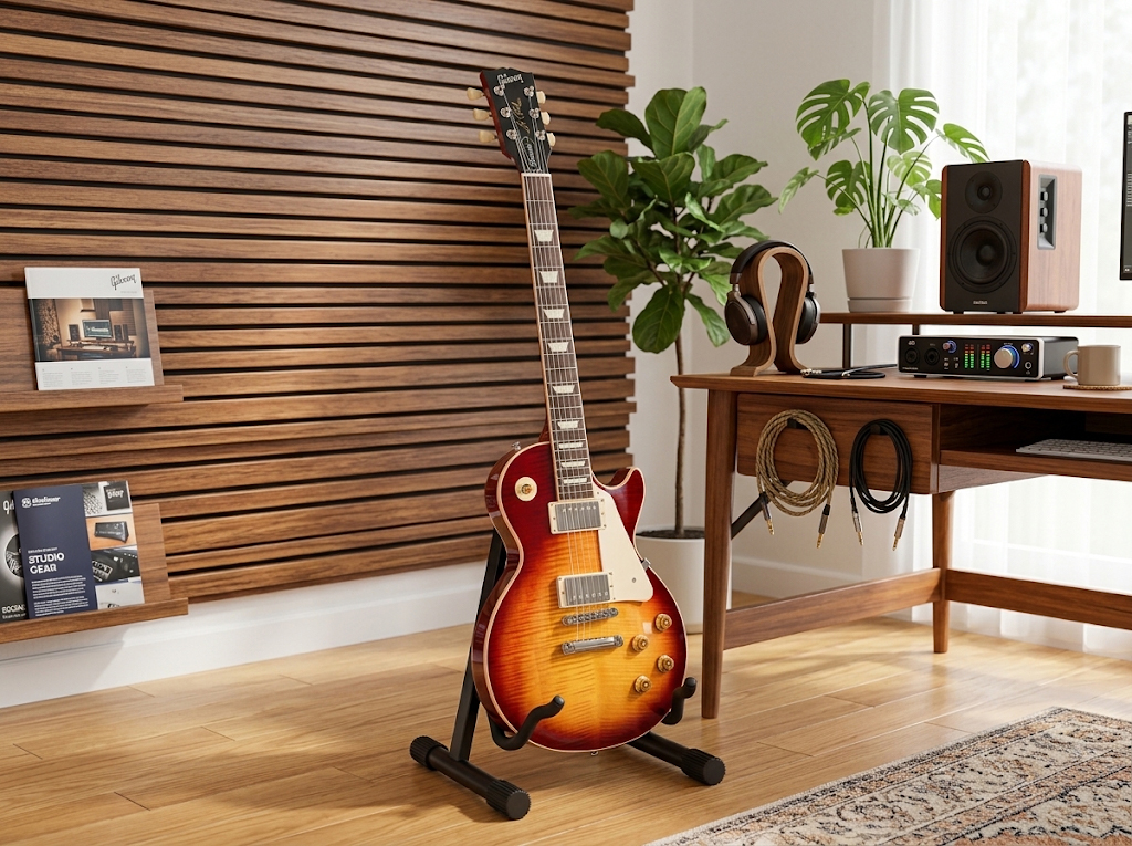 Guitarra Eléctrica Gibson Les Paul Standard 50s Heritage Cherry Sunburst Vista Completa