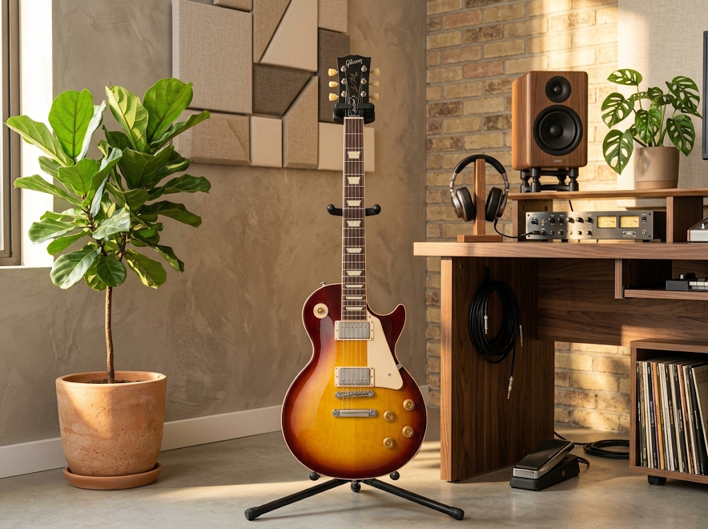 Guitarra Eléctrica Gibson Les Paul Standard 50s Iced Tea Vista Completa