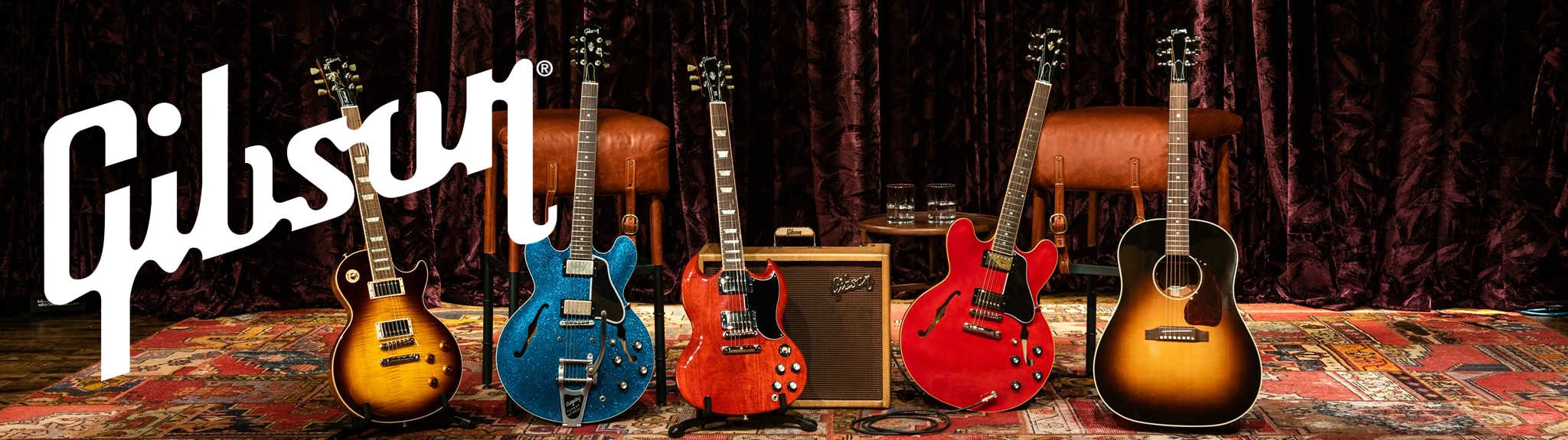 Banner Oficial Gibson Guitars Logo