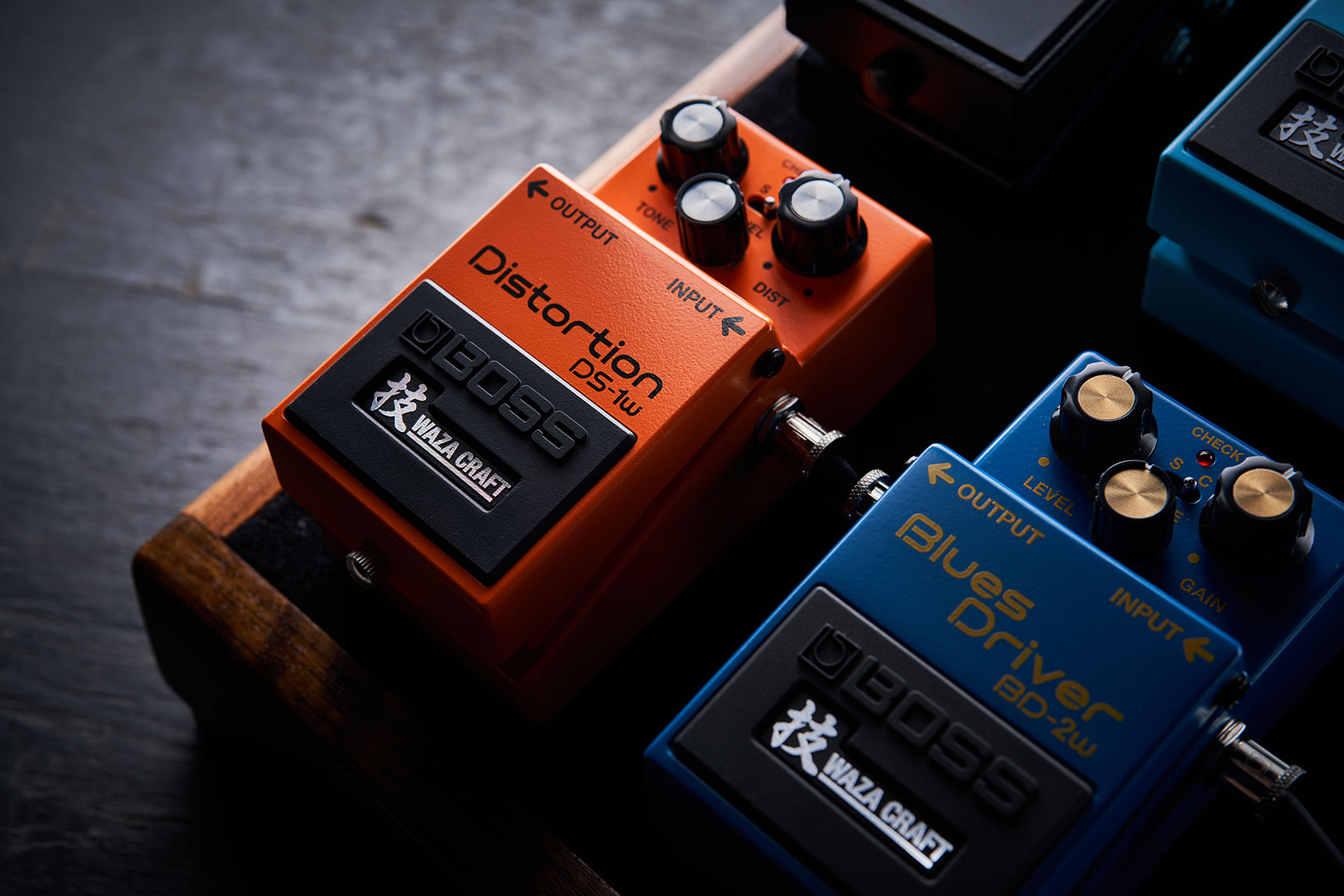 Boss DS-1W en Pedalera
