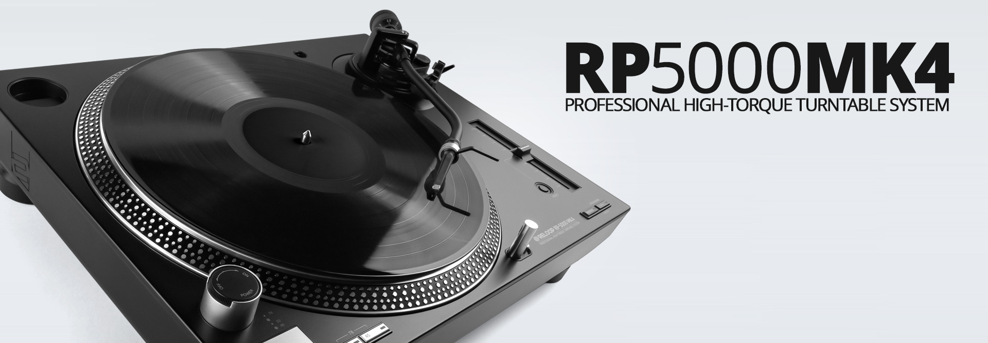 Reloop RP-5000 MK4 tornamesa de transmisión directa para DJ